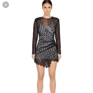 NWT Self Portrait Black Dress